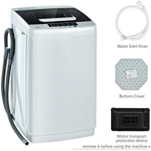 Giantex Full Automatic Washing Machine, 8.8lbs capacity, 10 wash programs, energy-efficient, portable design