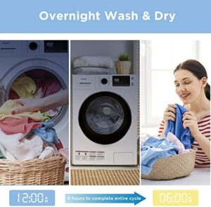 COMFEE’ 24" Washer and Dryer Combo with Steam Care and Overnight Dry feature