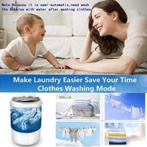 Portable Mini Washing Machine with 9.9 lbs capacity for clothes and shoes