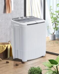TABU 17.6Ibs Portable Washing Machine, compact and energy-efficient, perfect for small living spaces like dorms, apartments, and RVs.