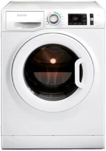 Splendide Washer 24IN 115V 60HZ in a compact laundry space, showcasing its sleek design and energy-efficient features.