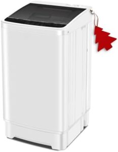 Portable Full Automatic Washing Machine for small spaces, ideal for apartments, RVs, and dorms with a 1.3 Cu Ft capacity