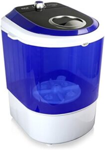 PURE CLEAN PUCWM11.7 Compact Home Washing Machine, Blue, Portable Mini Laundry Washer