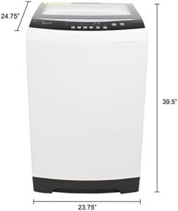Avanti STW30D0W Portable Washing Machine with 3.0 Cu. Ft. capacity, top-loading, and hot/cold water inlets, ideal for apartments, dorms, and RVs.