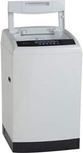 Avanti STW30D0W Portable Washing Machine with 3.0 Cu. Ft. capacity, top-loading, and hot/cold water inlets, ideal for apartments, dorms, and RVs.