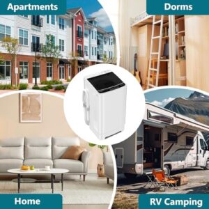 1.3 Cu. Ft. Portable Washing Machine – Compact, full automatic washer with 8 cycles, perfect for apartments, RVs, and dorms
