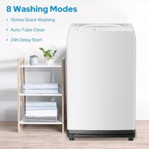 Smileader Washing Machine 2.0 Cu.Ft. Compact Full Automatic, Portable Washer for Apartments, RV, Dorms