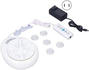 Portable Washing Machine 120W Mini Washer for compact laundry, travel clothes, and underwear
