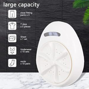 Portable Washing Machine 120W Mini Washer for compact laundry, travel clothes, and underwear