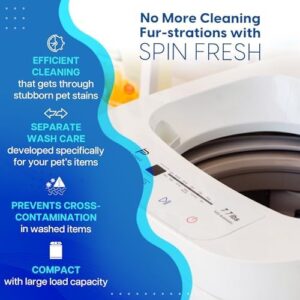 Pet Forge Spin Fresh Compact Washing Machine for pet hygiene