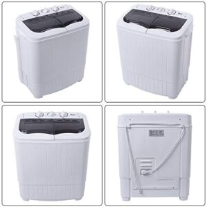 Twin Tub Design Washer with Grey Cover Plate – Energy Efficient Washing Machine
