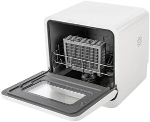 Counter Top Dishwasher, Portable 3-in-1 Mini Dishwasher with Triple Filtration and Air Dry, ideal for small apartments.