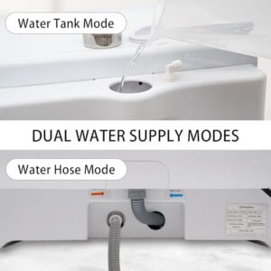 Portable Countertop Dishwasher, 7L Built-in Tank, Compact Design for Small Homes and Apartments