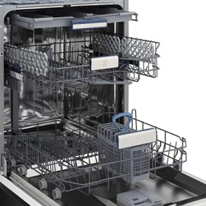 24" Top Control Tall Tub Dishwasher in Black Stainless Steel with Custom Panel Ready and 3rd Rack