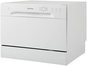 Danby DDW621WDB Countertop Dishwasher - White, Energy Efficient, Compact Design