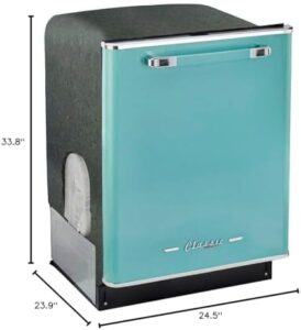 Unique Appliances UGP-24CR DW T Classic Retro Dishwasher in Ocean Mist Turquoise