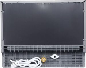 EdgeStar DWP63 6 Place Setting Countertop Dishwasher in Black, Compact and Efficient for Small Kitchens