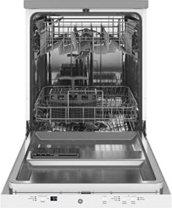 GE GPT225SGLWW 24" Energy Star Portable Dishwasher in White