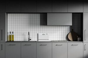 Honeywell Countertop Dishwasher with stainless steel tub and six place settings