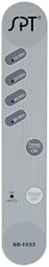 SD-1533A Stainless Interior Electric Warm Air Dish Dryer with a sleek stainless steel design  