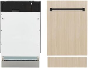 ZLINE Autograph Edition 18” Tallac Series Dishwasher with Matte Black Handle