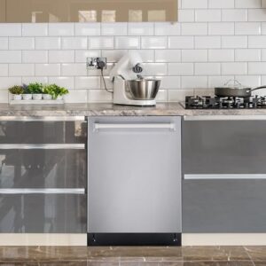 COSMO COS-DIS6502 Dishwasher in Fingerprint Resistant Stainless Steel with Stainless Steel Tub