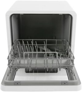 3-in-1 Countertop Dishwasher for small spaces, cleaning dishes in dorms, apartments, and RVs