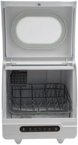 Mini Dishwasher with 5L Built-in Water Tank for efficient and compact cleaning of dishes, fruits, and vegetables