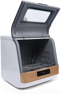 Portable Countertop Dishwasher, ideal for apartments and RVs, with air-dry function and installation-free design