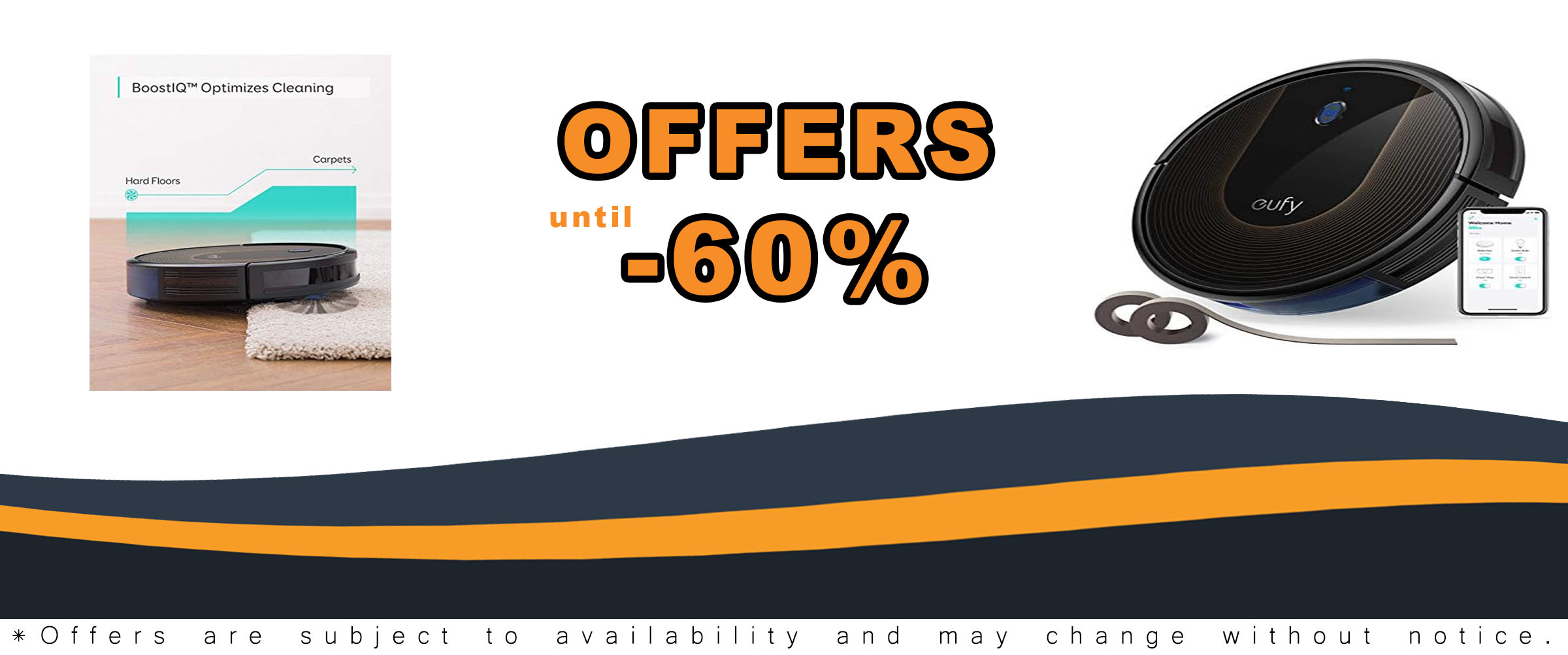 Eufy BoostIQ RoboVac 30C robot vacuum cleaner with Wi-Fi connectivity and strong 1500Pa suction power  