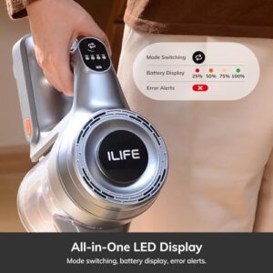 ILIFE Cordless Vacuum Cleaner H80 - Lightweight and Self-Standing Vacuum for Home Cleaning  
