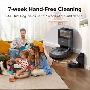 Roborock Q5+ Robot Vacuum with Washable Filter (2 PCS) Bundle for Hands-Free Cleaning