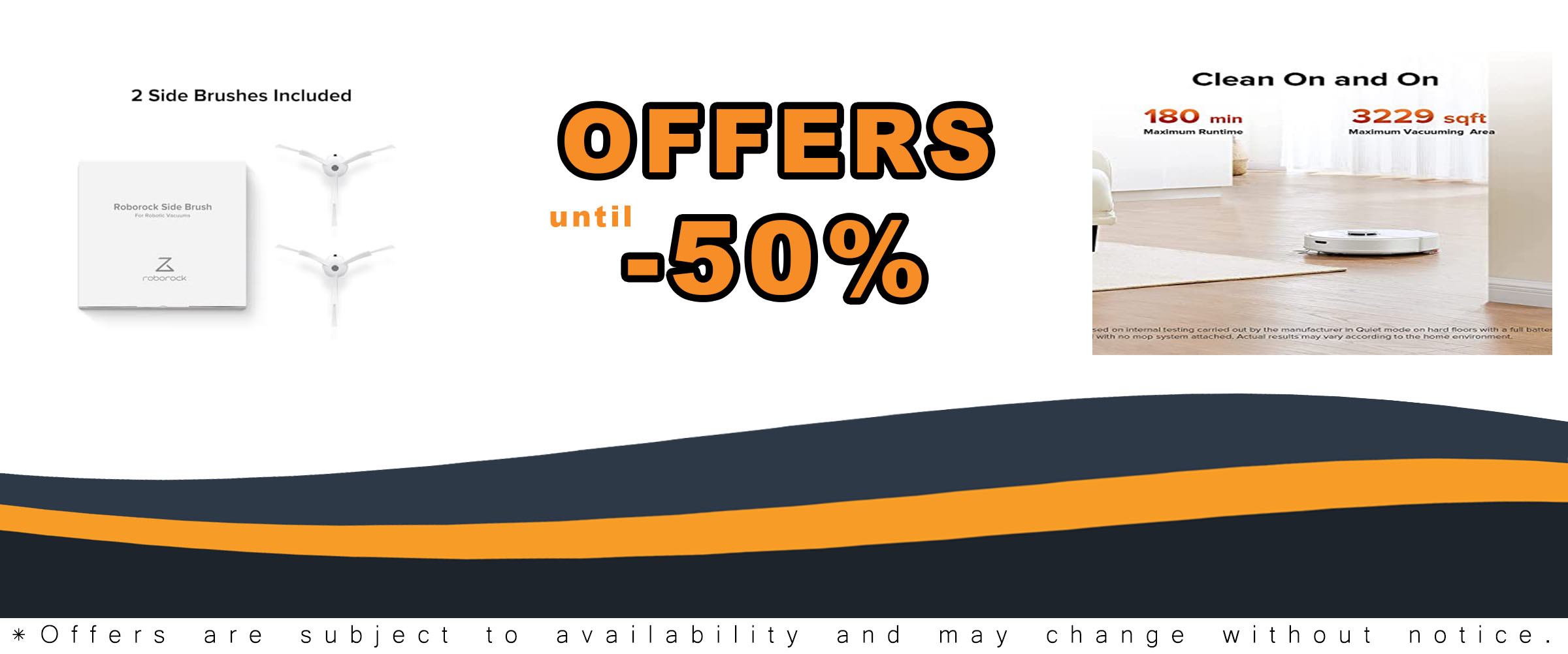 Roborock Q7 Max Robot Vacuum and Mop Cleaner with Side Brushes Bundle in action