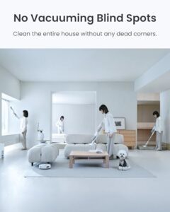 SwitchBot Robot Vacuum and Cordless Vacuum Cleaner K10+ Pro Combo with TwinFlow™ Suction Tech  