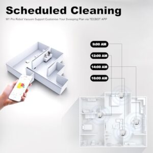 TECBOT S3 PRO Robotic Vacuum Cleaner and Mop with LiDAR Navigation, powerful suction, and automatic charging
