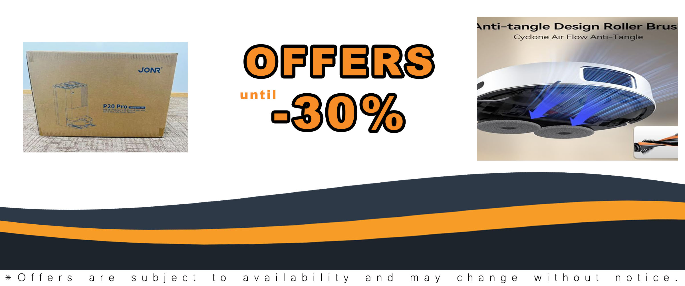 JONR P20 Pro Robot Vacuum and Mop with Self-Emptying and LiDAR Navigation
