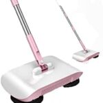 Vacuum Cleaner Broom Robot – Sweeping and Mopping Machine (Pink) for Home, Kitchen, and Carpet Cleaning
