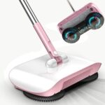 Vacuum Cleaner Broom Robot – Sweeping and Mopping Machine (Pink) for Home, Kitchen, and Carpet Cleaning