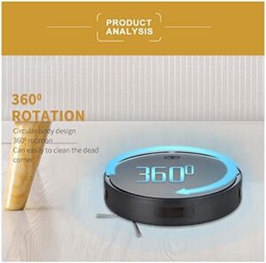 KANGYEBAIHUODIAN Robot Vacuum Cleaner navigating a home, perfect for pet hair and automatic recharge