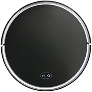 KANGYEBAIHUODIAN Robot Vacuum Cleaner in black, ideal for pet hair and automatic recharge  