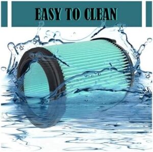 Sweeper Vacuum Wet Dry Shop Vac with 5-Layer Filter, Compatible with Ridgid VF6000  