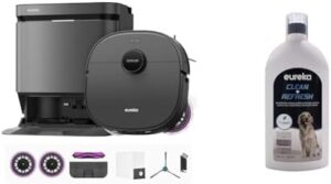 Eureka J15 Pro Ultra Robot Vacuum and Floor Cleaning Solution 1L in action