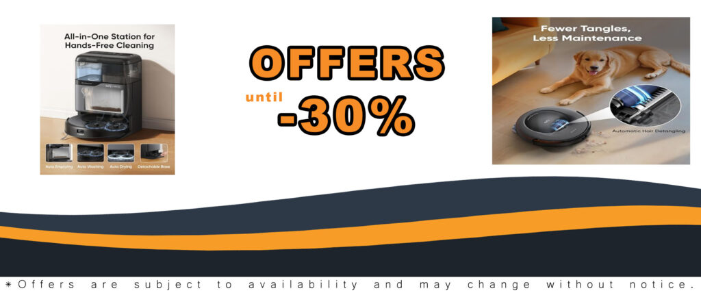 eufy Robot Vacuum Omni C20, self-emptying, auto mop washing, powerful suction, ultra-slim body