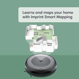 iRobot Roomba Combo i5 Robot Vacuum & Mop on a hard floor with its smart mapping technology