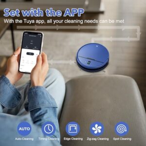 2 in 1 Mopping and Vacuuming Robot, robotic vacuum and mop combo for pet families
