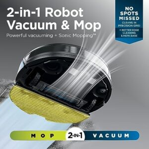 Shark Matrix Plus 2in1 Robot Vacuum & Mop with Sonic Mopping, HEPA Filter, and Self-Emptying Base  