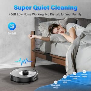 Tikom Robot Vacuum and Mop L8000 with Laser LiDAR Navigation and 3000Pa Suction