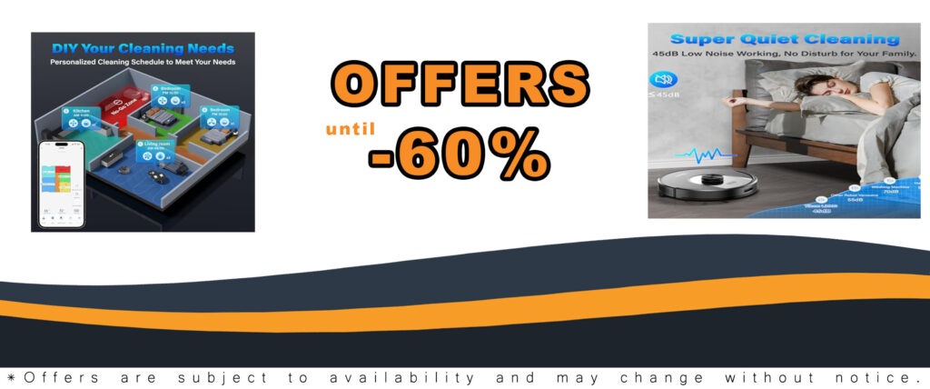 Tikom Robot Vacuum and Mop L8000 with Laser LiDAR Navigation and 3000Pa Suction