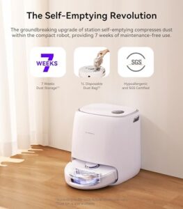 Narwal Freo X Ultra Robot Vacuum and Mop Combo, featuring powerful suction and auto mop drying system  