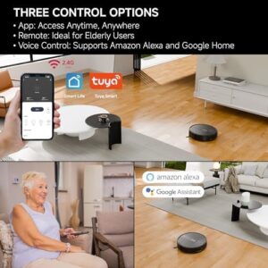 R1 Robot Vacuum Cleaner with 3200Pa Suction and Tangle-Free Design